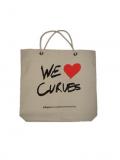 rope handle Canvas shopping tote Bags